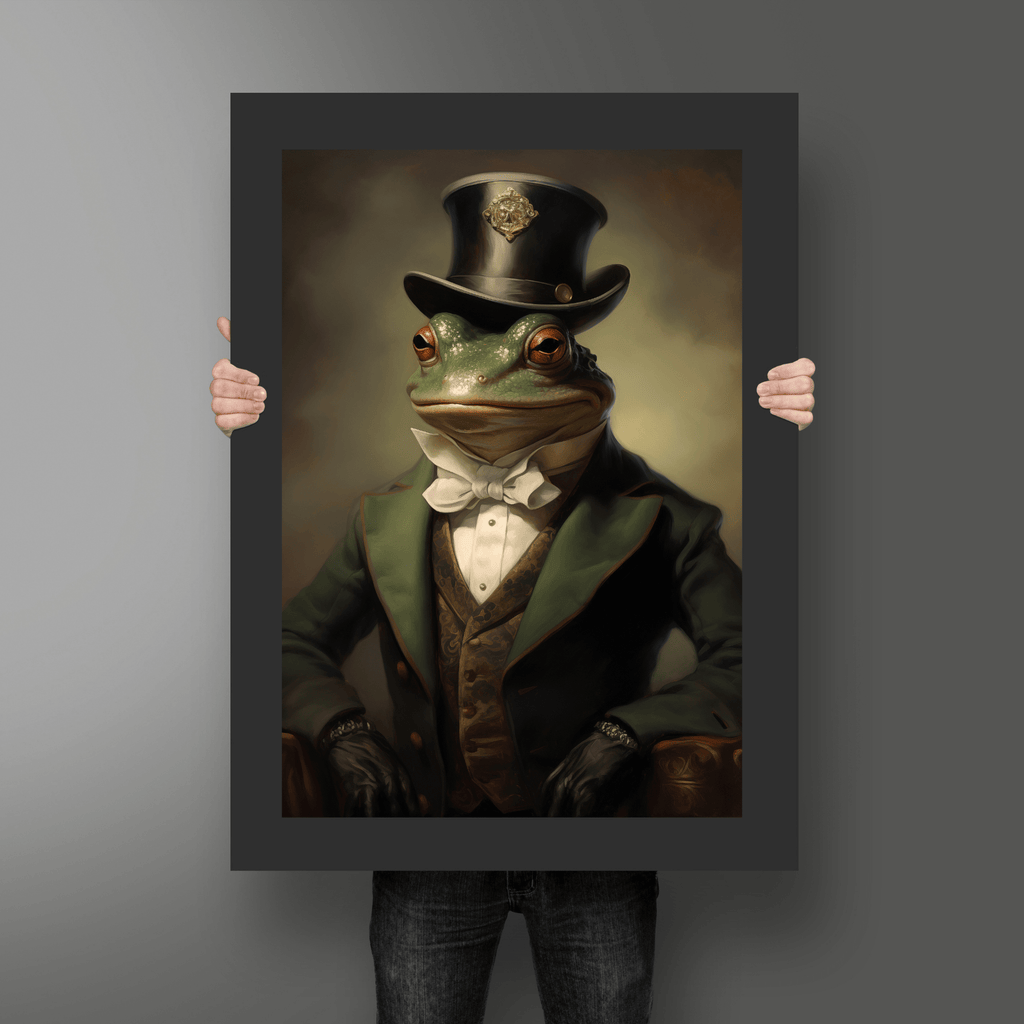 Funny Frog Print