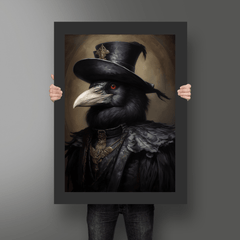 Gothic Raven Print