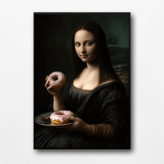Mona Lisa Altered Art