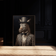 Quirky Zebra Wall Art
