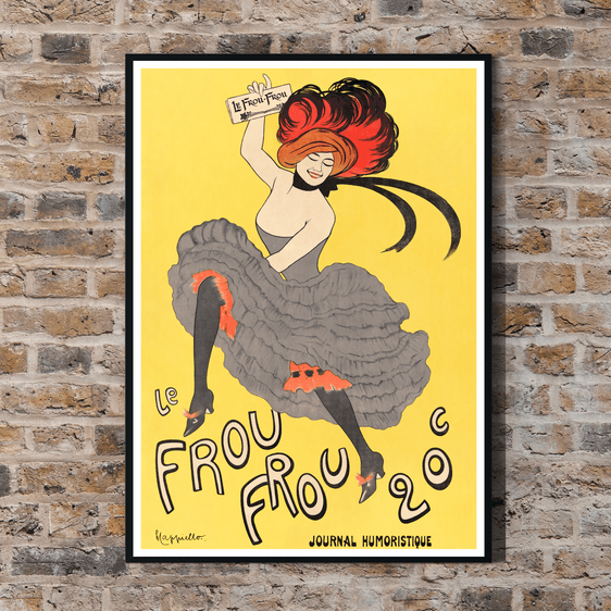 Le Frou Frou 20', Journal Humoristique Vintage Wall Art