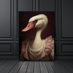 Quirky Swan Art