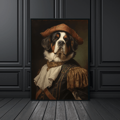 Saint Bernard Painting