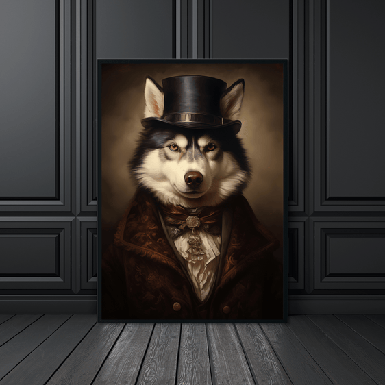 Husky Painting 