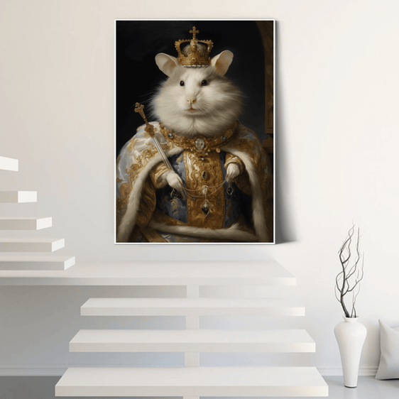 Hamster Portrait Print