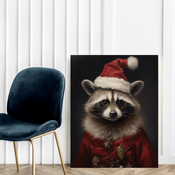Quirky Raccoon Print
