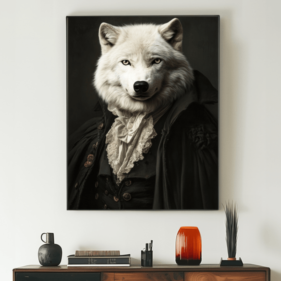 Renaissance Wolf Portrait 