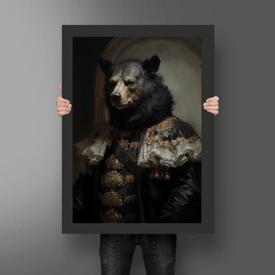 Bear Animal Portrait Print
