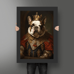 Bulldog Animal Portrait Print 