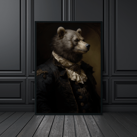 Bear Animal Portrait Print 
