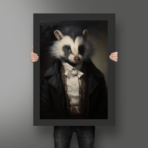 Gothic Skunk Decor