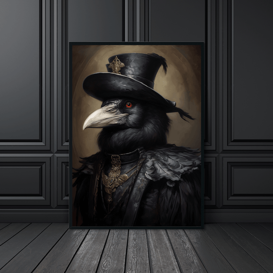 Gothic Raven Print |