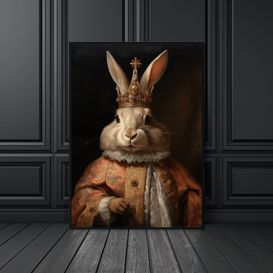 Rabbit Portrait Print 