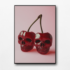 Skull Cherries Print 