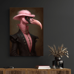 Flamingo Animal Portrait Print 