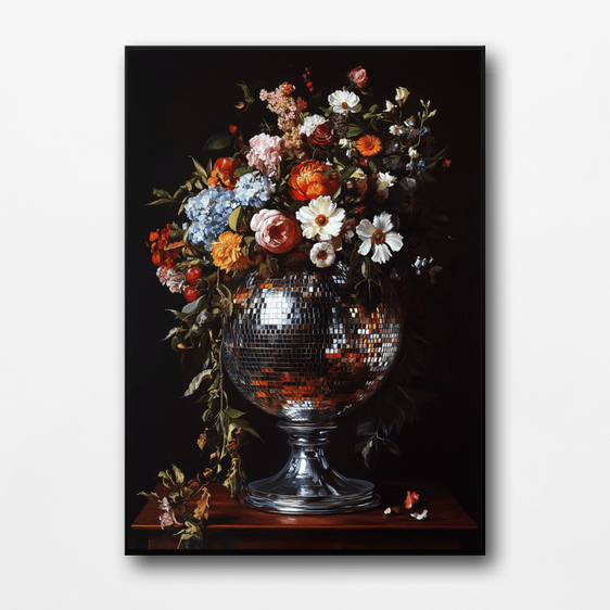 Floral Disco Art 