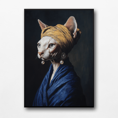 Cat With The Pearl Earring