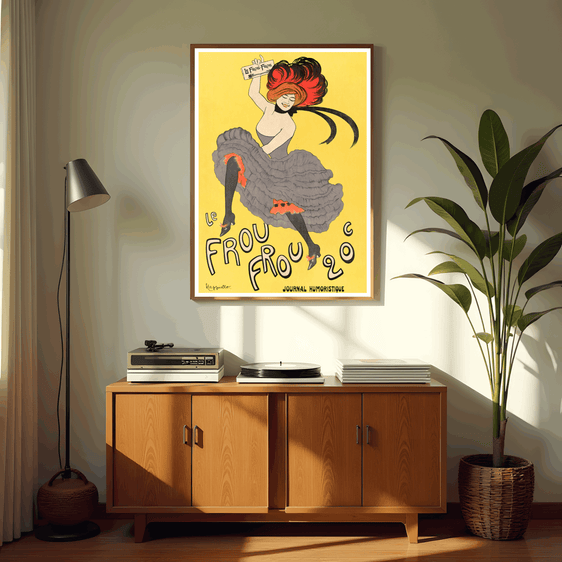 Le Frou Frou 20', Journal Humoristique Vintage Wall Art