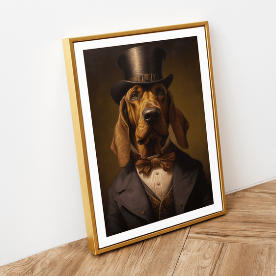 Bloodhound Painting 