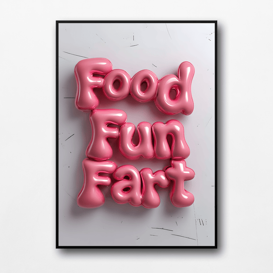 Fun Food Fart Print 