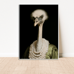 Surreal Ostrich Animal Art