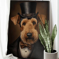 Renaissance Airedale Terrier Print