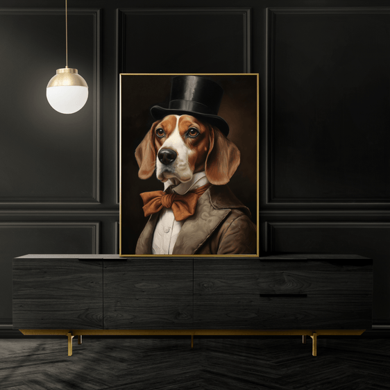 Beagle Portrait Print 