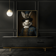 Rabbit Portrait Print