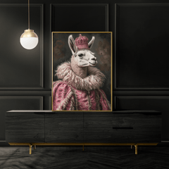 Llama Animal Portrait Print 