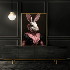 Rabbit Portrait Print 