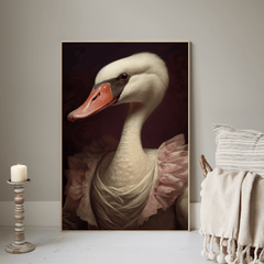 Victorian Swan Wall Art