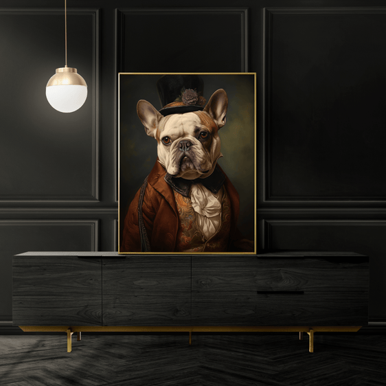 French Bulldog Portrait Print 