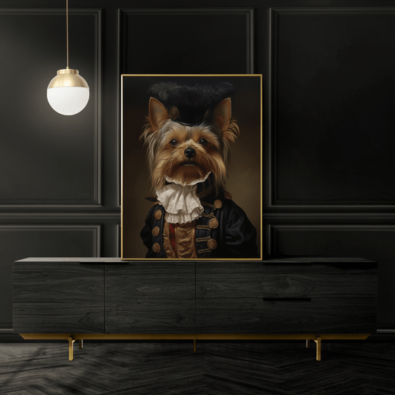 Yorkshire Terrier Portrait Print 