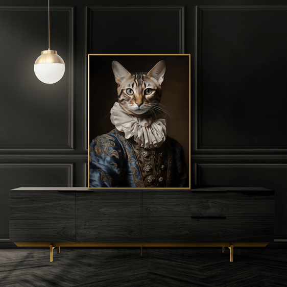 Bengal Cat Portrait Print