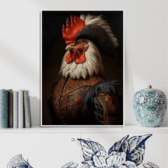 Renaissance Cockerel Print