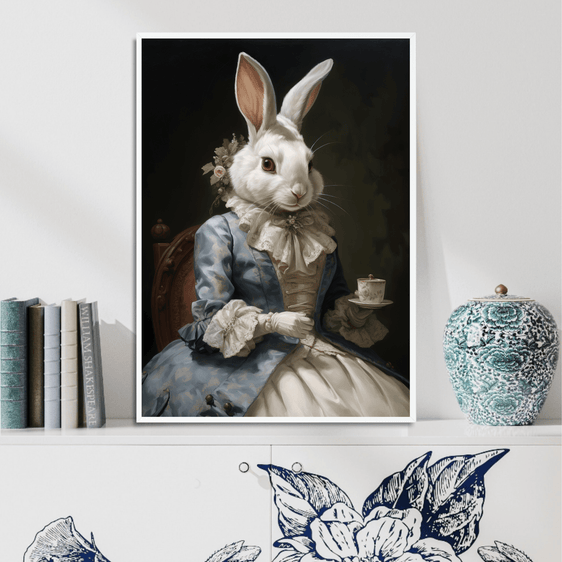 Victorian Hare Print 
