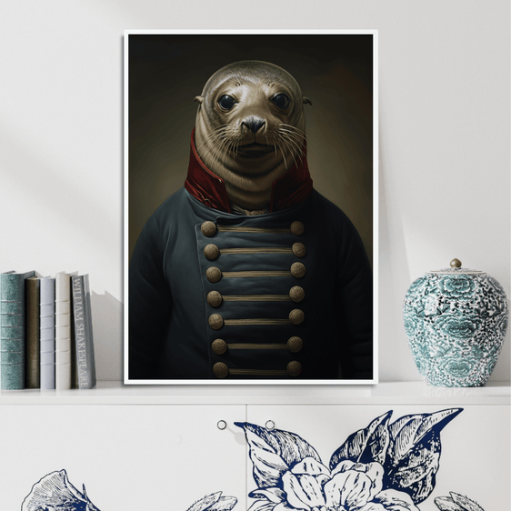 Marine Seal Print