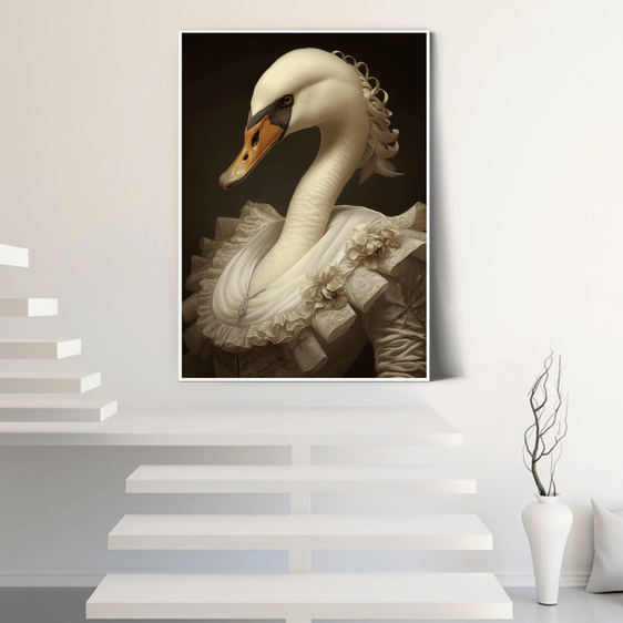 Victorian Swan Wall Art
