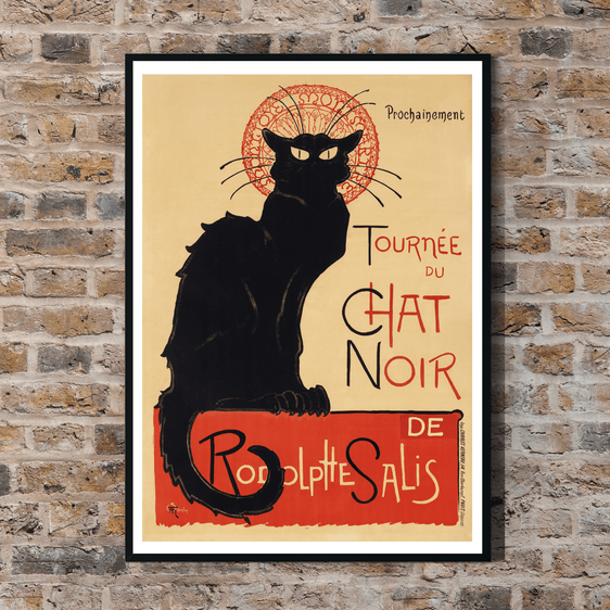 Tournée du Chat Noir (1896) by Théophile Alexandre Steinlen