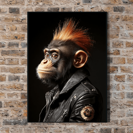 Steampunk Monkey Wall Art