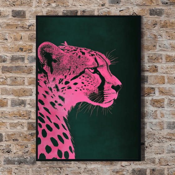 Pink And Green Wall Art