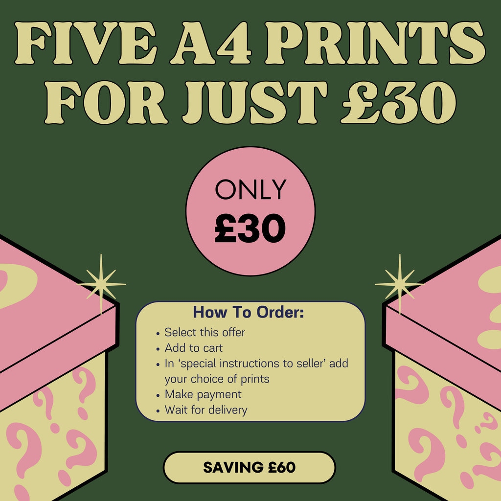 5 A4 prints for just £30