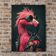 Steampunk Flamingo Wall Art