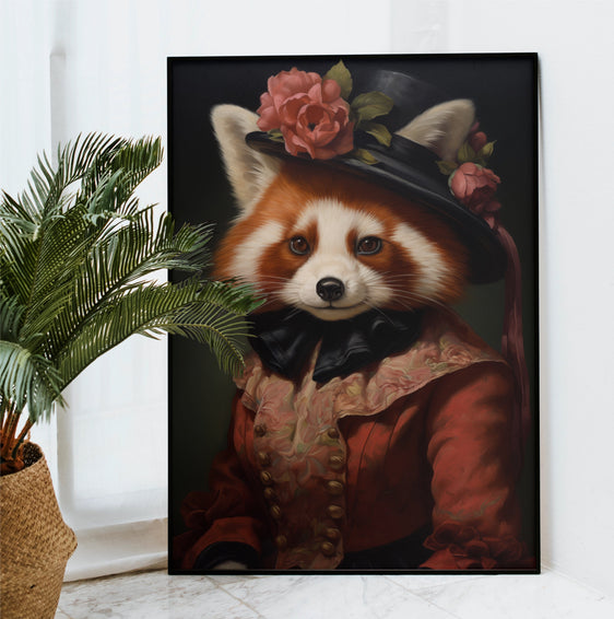 Red Panda Print 